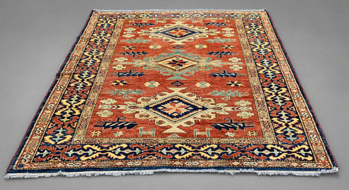 Beautiful hand knotted afghan - beautiful,
