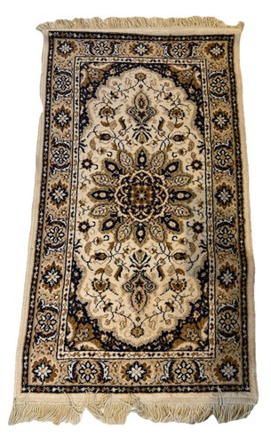 Vintage beige oriental floral - oriental,