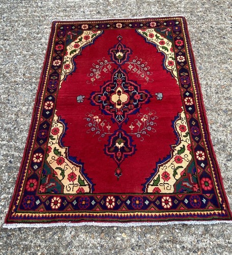 Rug wool handmade vintage - wool,