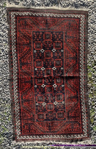 Hand made rug - made, rug~vintage