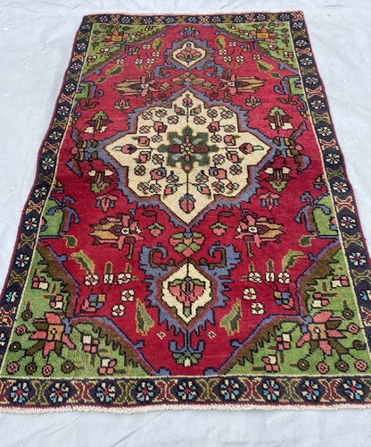 Rug wool handmade vintage - rug,