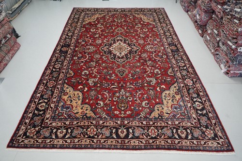 Large vintage wool - rug, 344