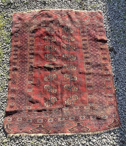 Hand made rug vintage antique - rug~vintage,