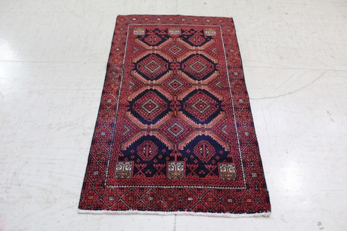 Handmade wool rug - wool,
