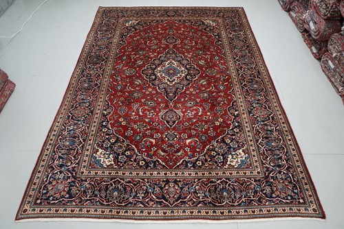 Large vintage wool rug 290 - large,