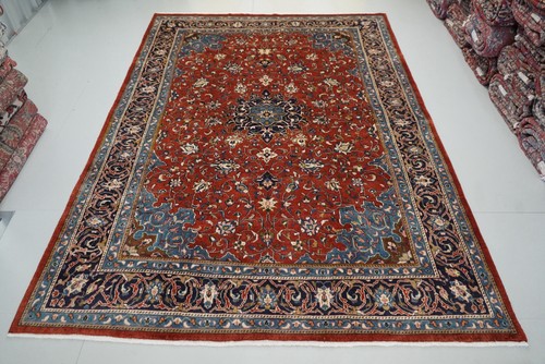Handmade wool rug 313 218 - rug,