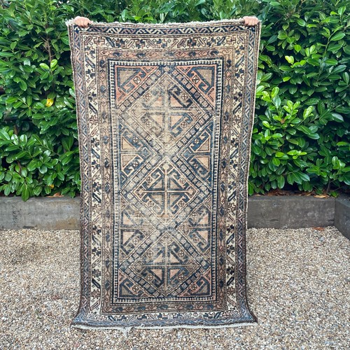Vintage wool rug - vintage,