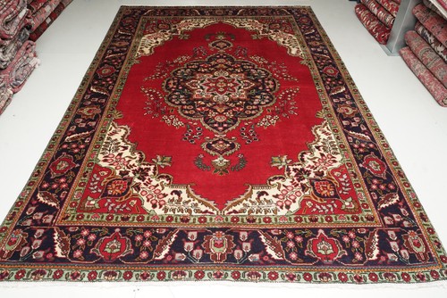 Large handmade vintage wool - vintage,