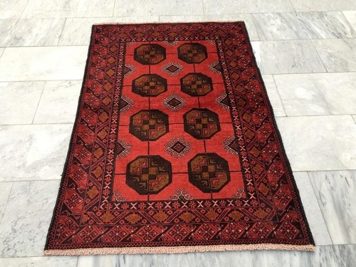 3x4 vintage afghan - vintage, bokhara