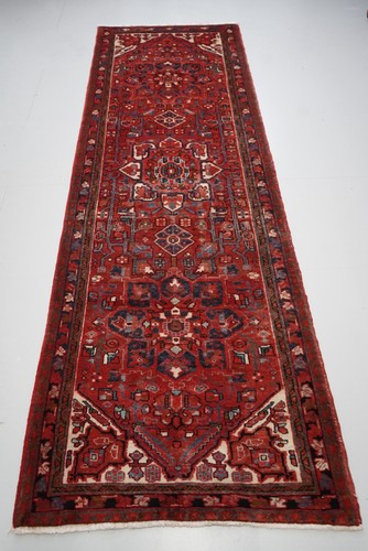 Vintage hand knotted wool area - vintage,