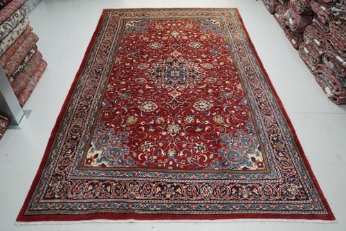 Handmade wool rug - wool,