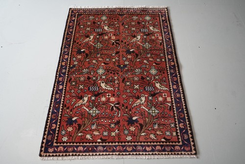 Handmade oriental wool rug red - oriental,