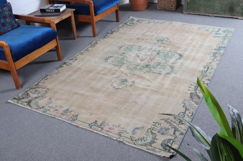 Turkish vintage large rug - turkish,