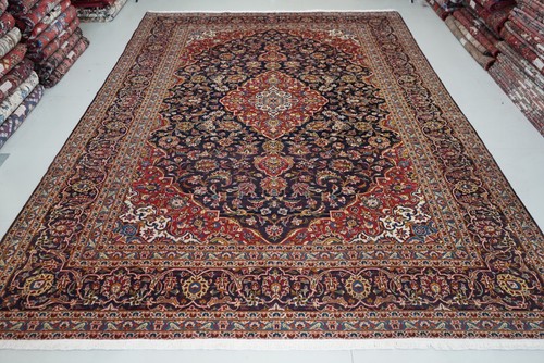 Vintage handmade wool oriental - wool,