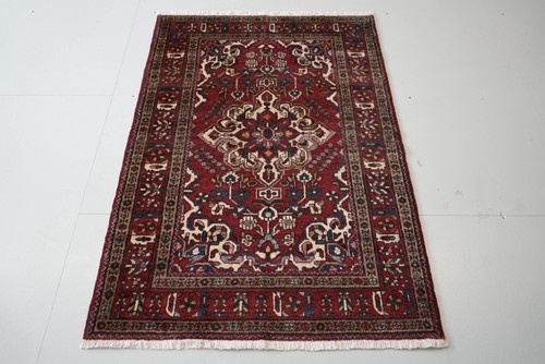Vintage hand knotted wool - wool, area