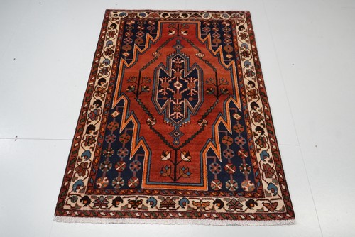 Vintage handmade wool rug - vintage,