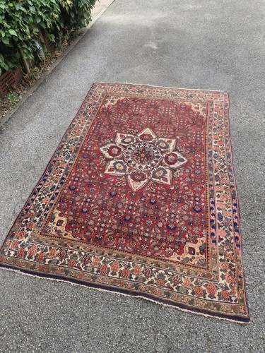 Oriental handknotted wool rug - handknotted,