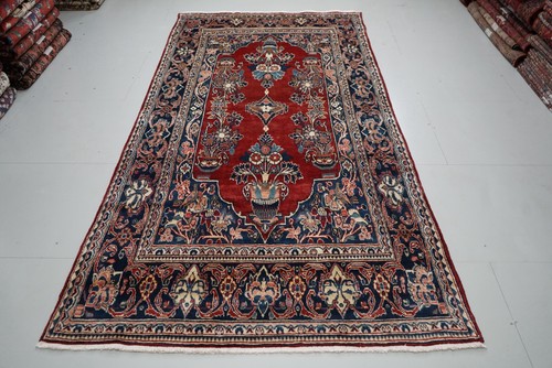 Vintage handmade wool oriental - handmade,