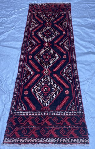 Handmade vintage wool area - handmade,