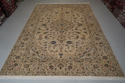 Vintage hand knotted wool area - vintage,