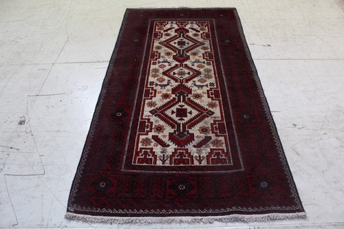 Handmade wool rug 205x105cm - handmade,