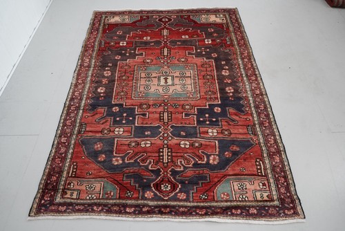 Vintage handmade wool oriental - handmade,
