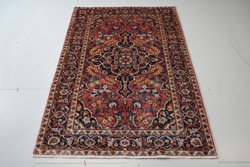 Handmade oriental wool rug red - oriental,