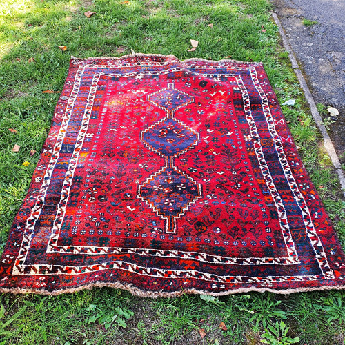 Handmade hand knotted wool - hand-knotted,
