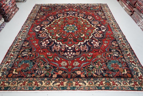 Vintage handmade wool oriental - vintage,