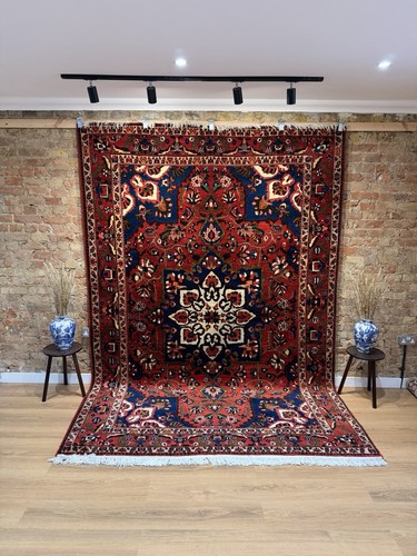 Handmade oriental red rug - oriental,