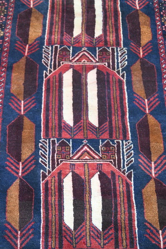 Geometric wool rug - geometric,