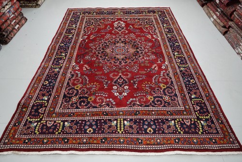 Vintage handmade wool oriental - wool,